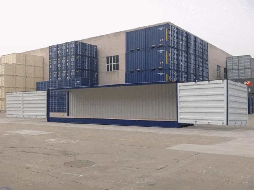 40ft High Cube (9′ 6″ high) Full Side Access Container 2