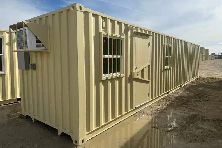 40ft Mobile Office Shipping Container with Storage (18/22) (40HCMOS1822) 7