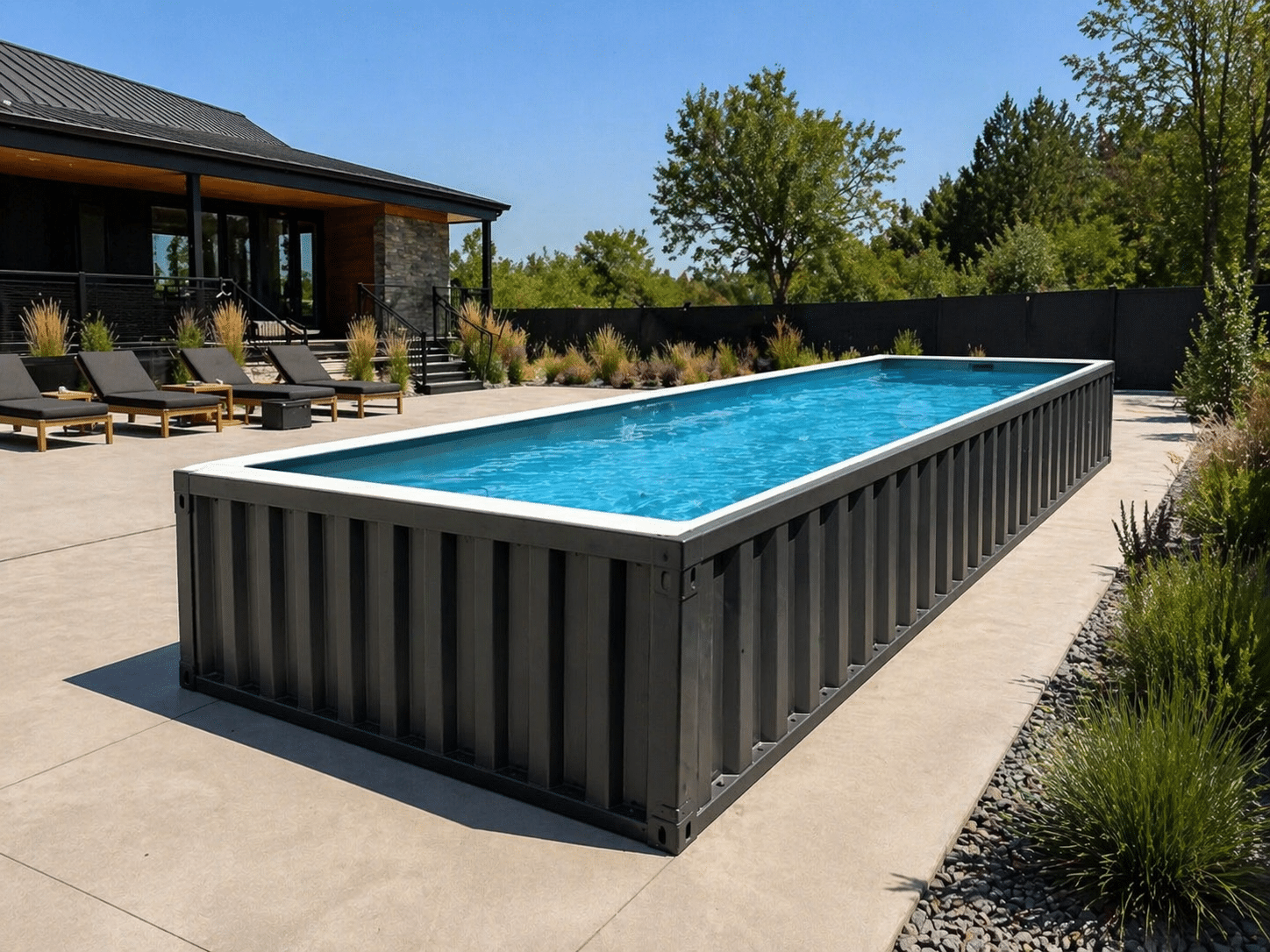 40FT Shipping Container Pool 7