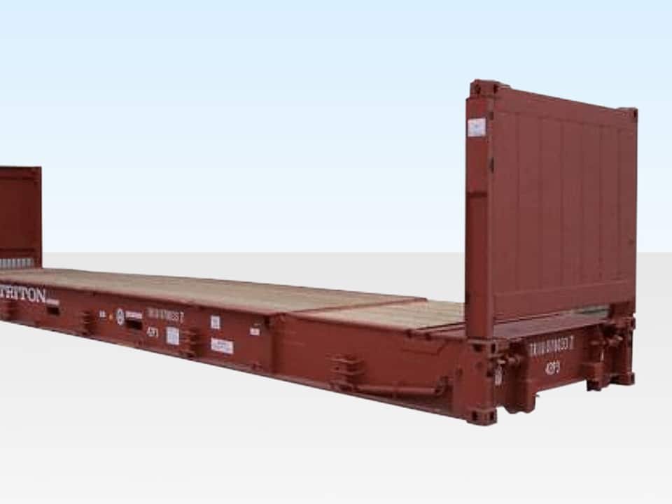 40Ft X 8Ft Used Container Flat Racks 3