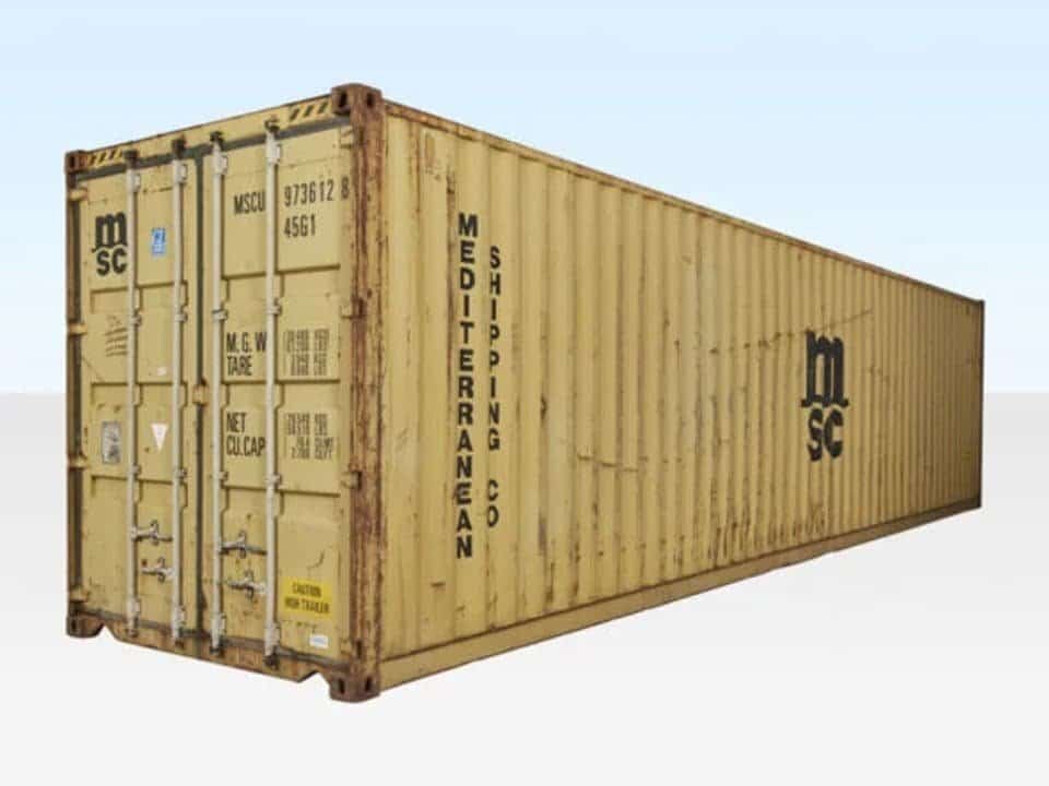 40Ft X 8Ft Used Shipping Container High Cube 2