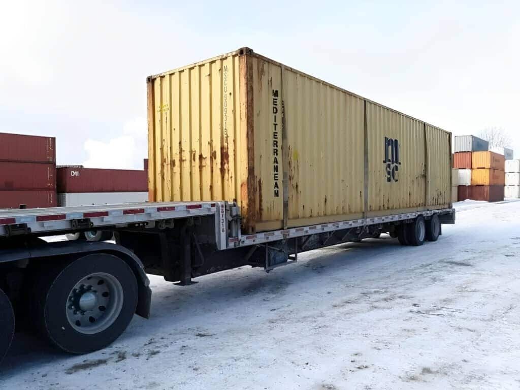 40Ft X 8Ft Used Shipping Container High Cube 6