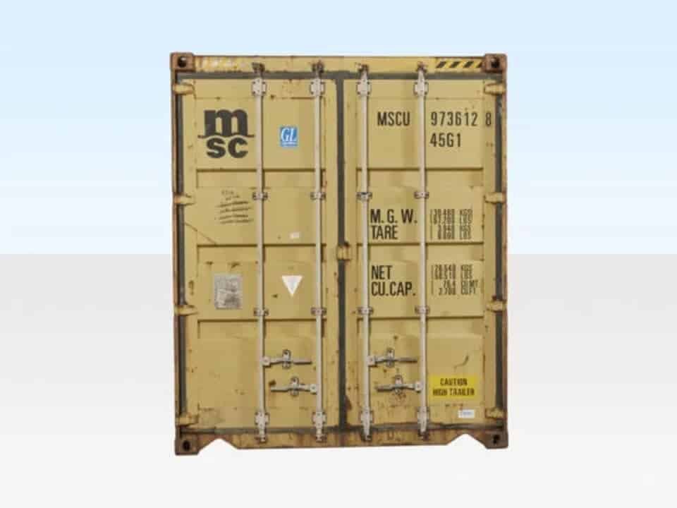 40Ft X 8Ft Used Shipping Container High Cube 4