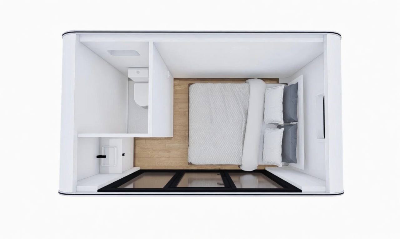 4m Micro Pods with Bath/Office/Bed 6