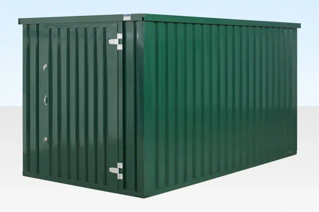 4m x 2.1m Powder Coated Flat Packed Store 4