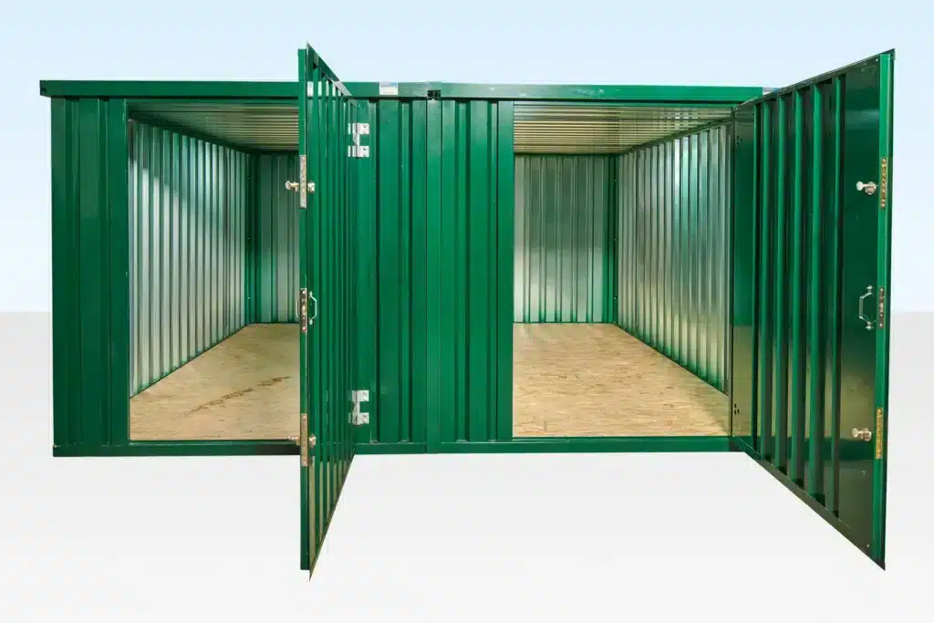 4M X 4.2M Side Linked Flat Pack Container Bundle (Powder Coated) 2