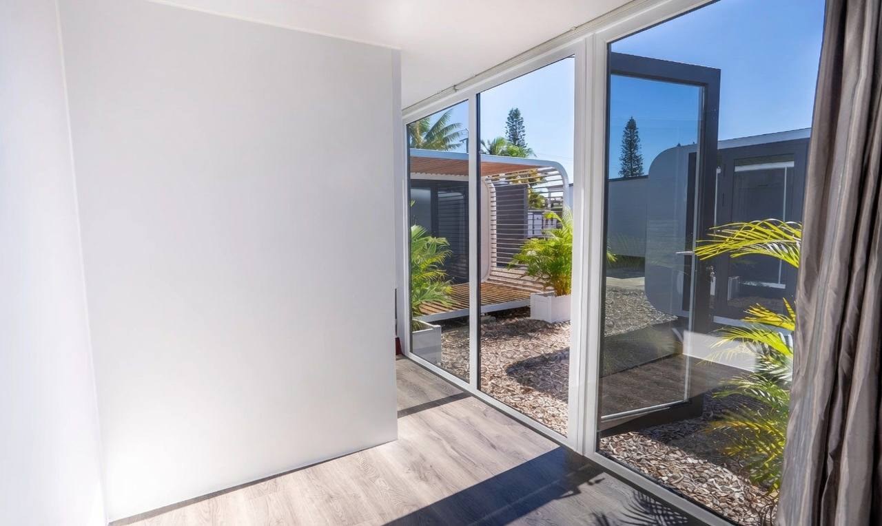 6m office pod with bathroom & bedroom 5