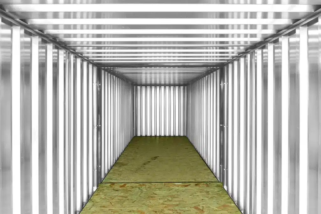 6M X 2.1M End Linked Flat Packed Container Bundle (Galvanised) 4