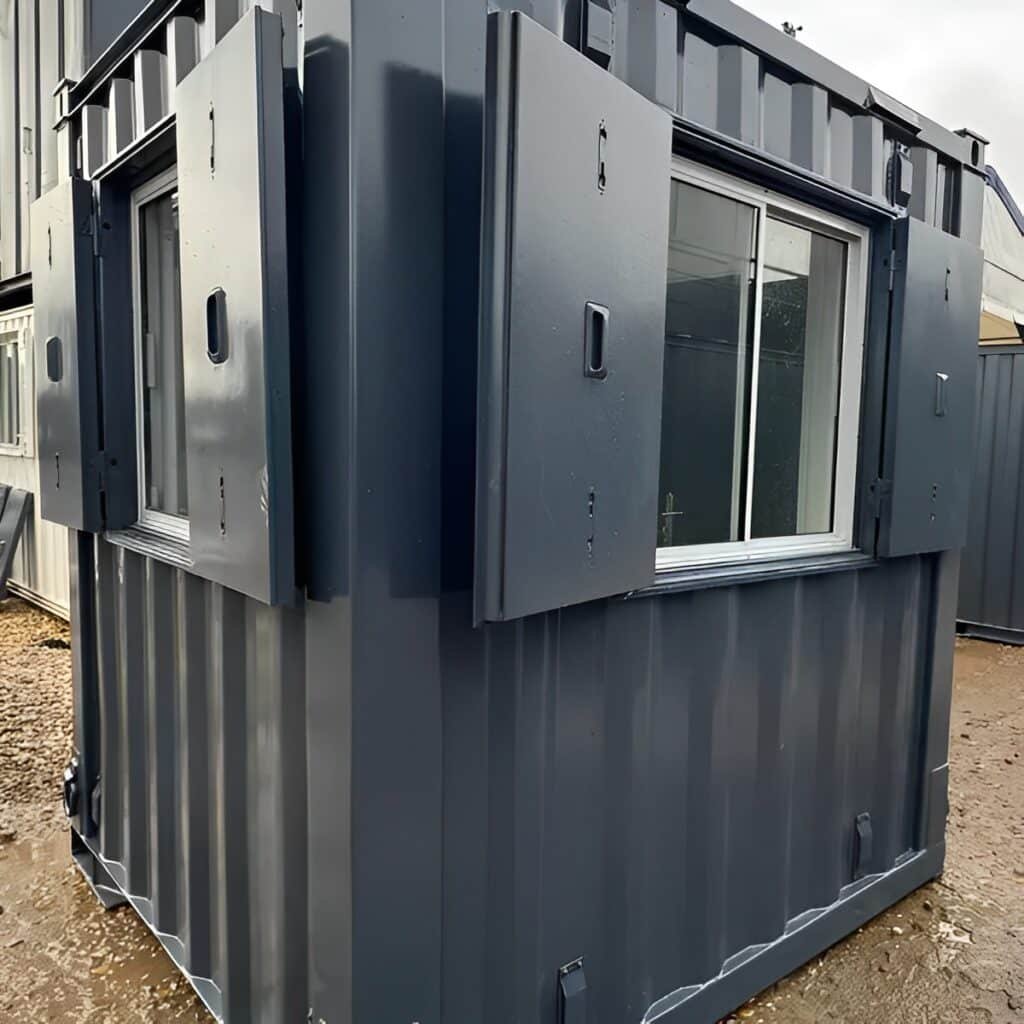 7Ft x 7Ft Shipping Container Office | Portable Building | Anti-Vandal Building 2