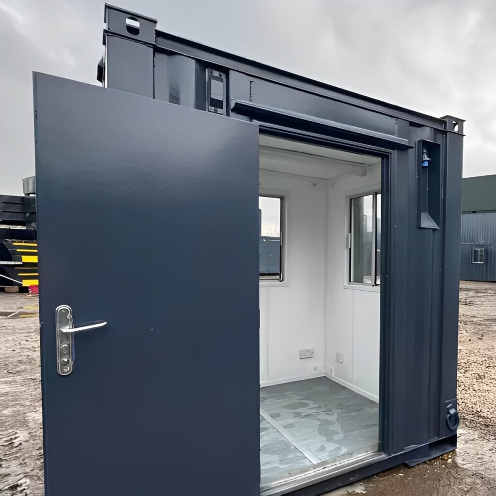 7Ft x 7Ft Shipping Container Office | Portable Building | Anti-Vandal Building 3