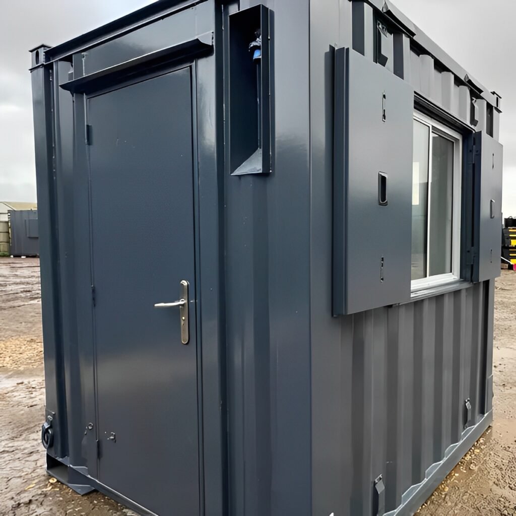 7Ft x 7Ft Shipping Container Office | Portable Building | Anti-Vandal Building 6
