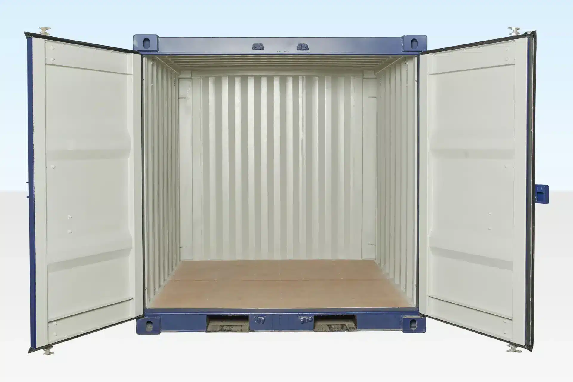 10ft Blue One Trip Shipping Container for Sale – ISO Certified 4