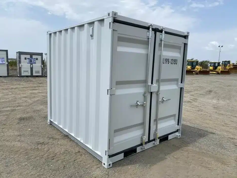 8ft Steel Shipping Container with Door & Window – Compact & Durable 8