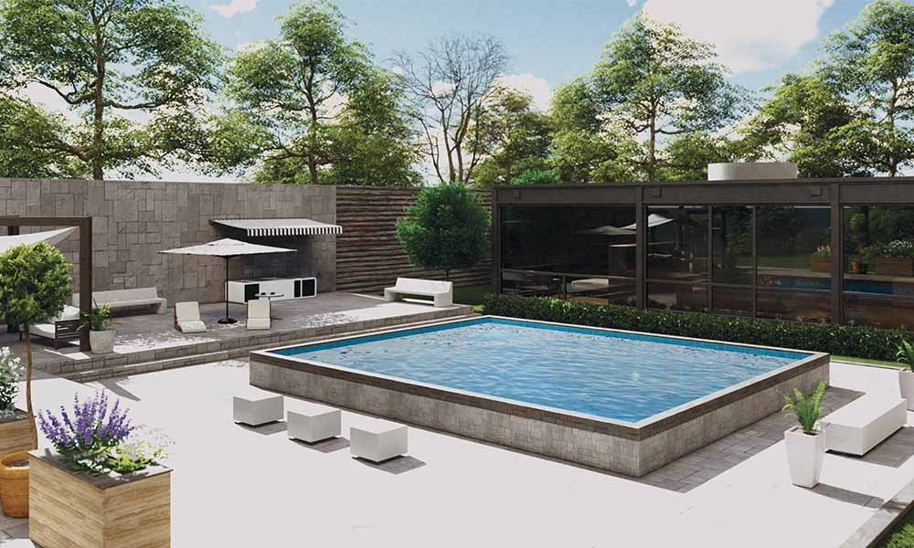 Luxury Modular Container Swimming Pool 3