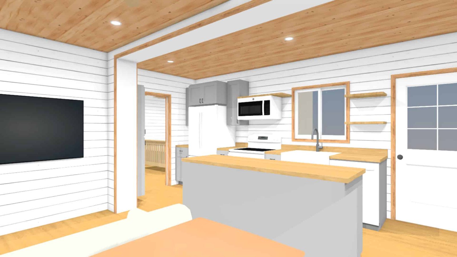 The Huntington – Luxury Two Bedroom Shipping Container Home | Two 40ft + One 20ft Container Home 3