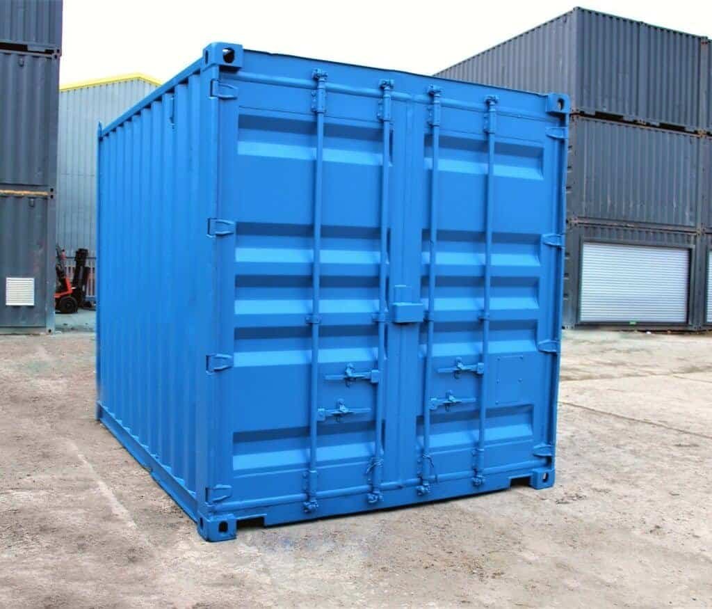 Used 10ft Cut Down Shipping Container &#8211; Wind & Watertight Steel Storage Unit
