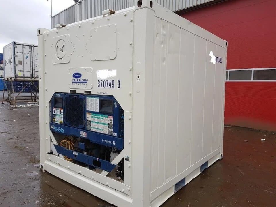 Used 10ft Reefer Shipping Container | Thermally Regulated, CSC Plated